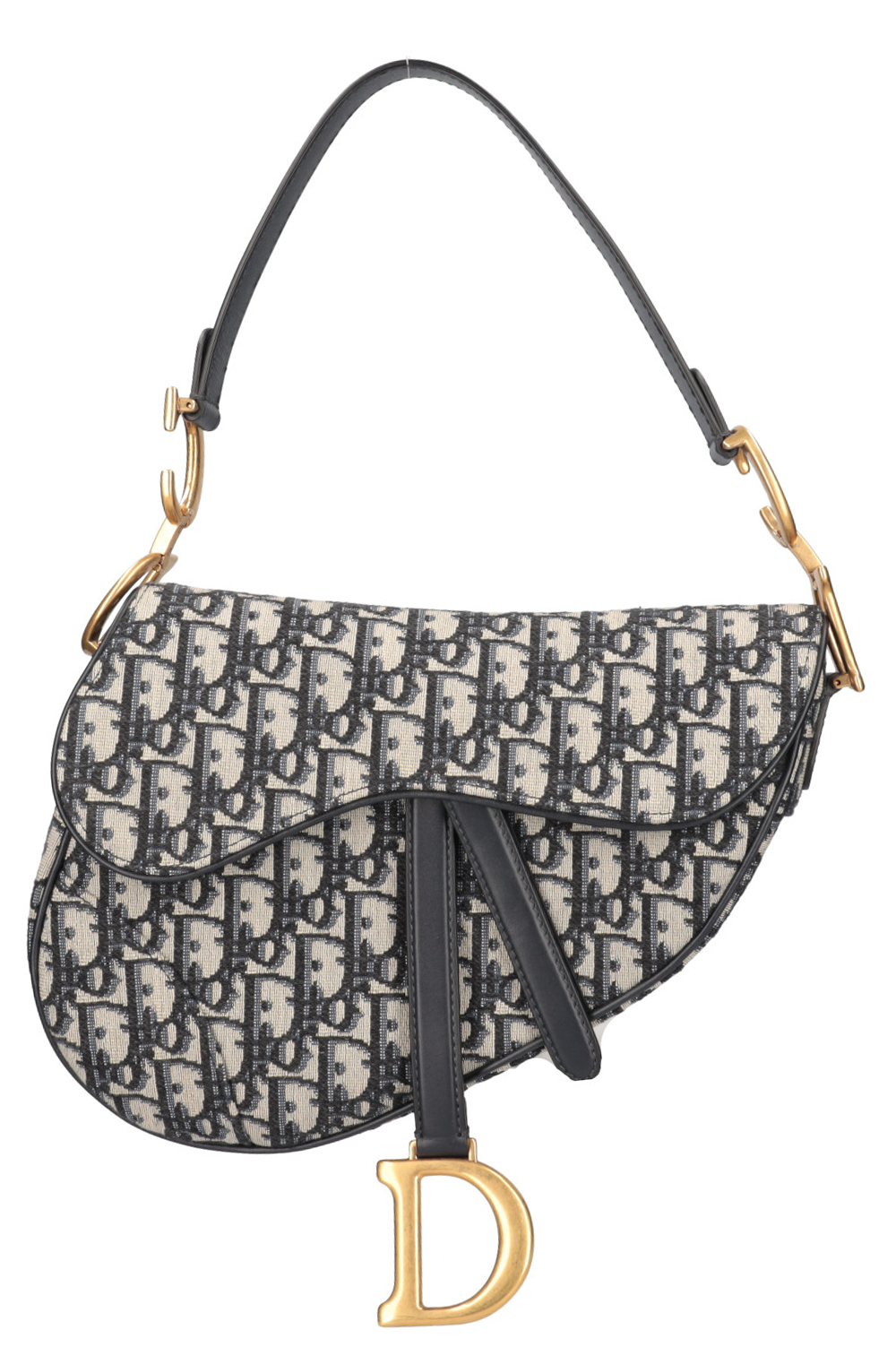 Dior Saddle Bag Oblique Blue Handbag