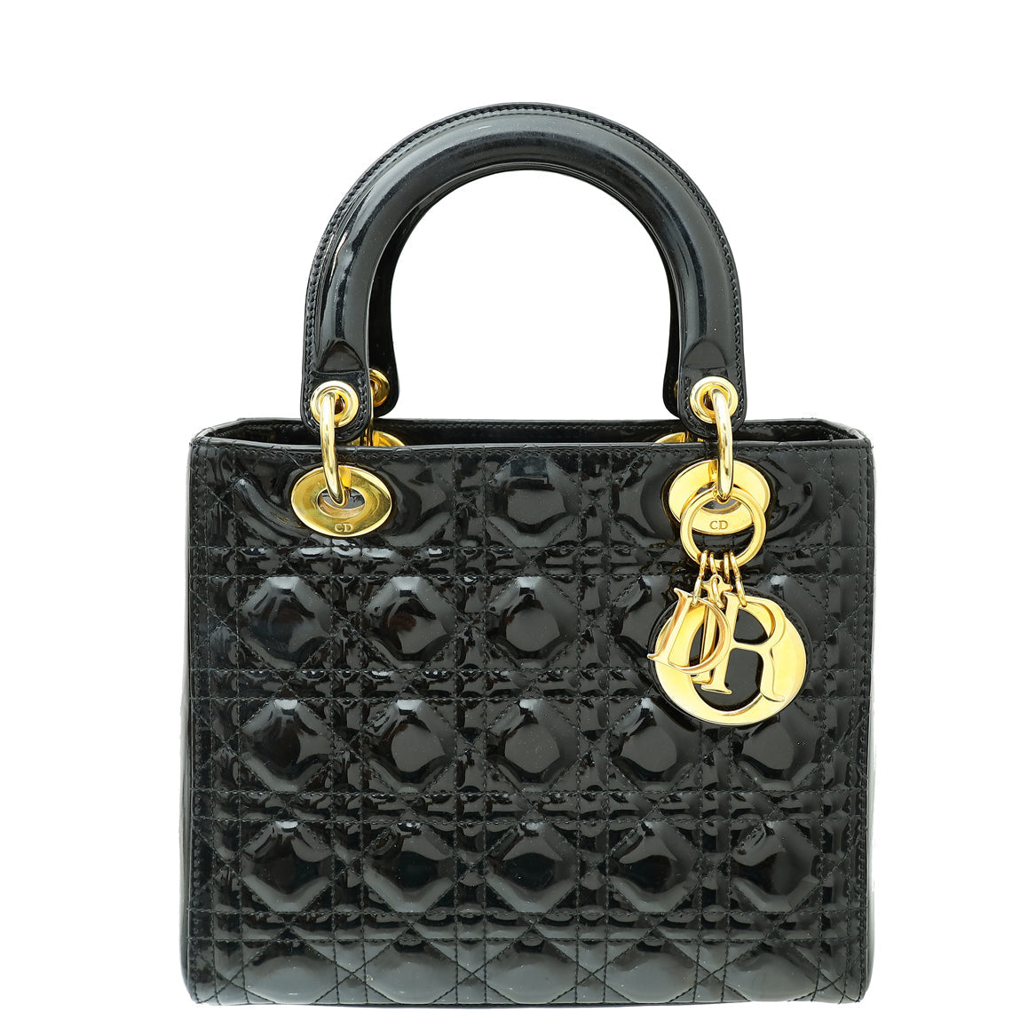 Dior Handbag Christian Lady Bag 13 Black Medium