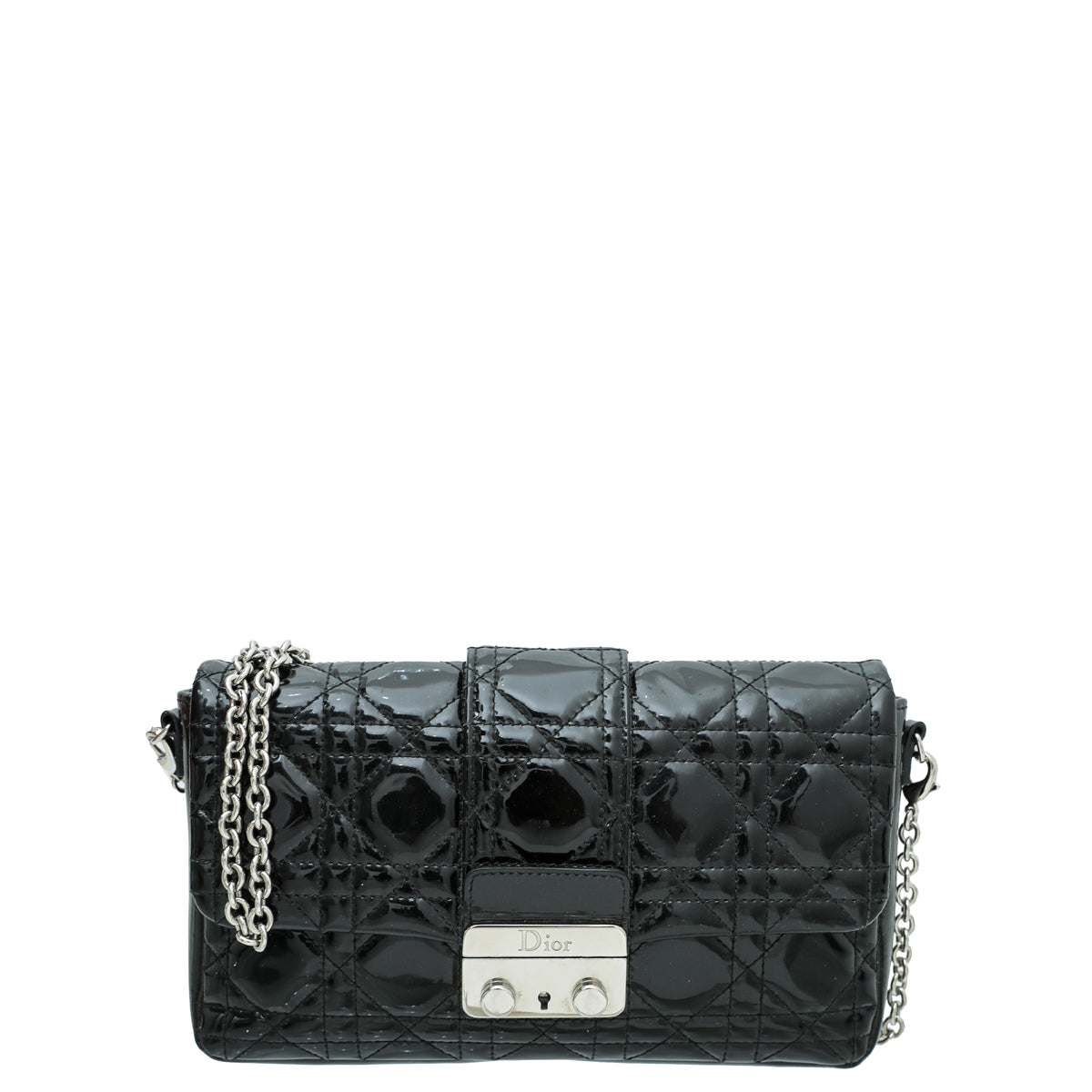 Dior Handbag Christian Miss Bag Black Chain Shoulder Bag