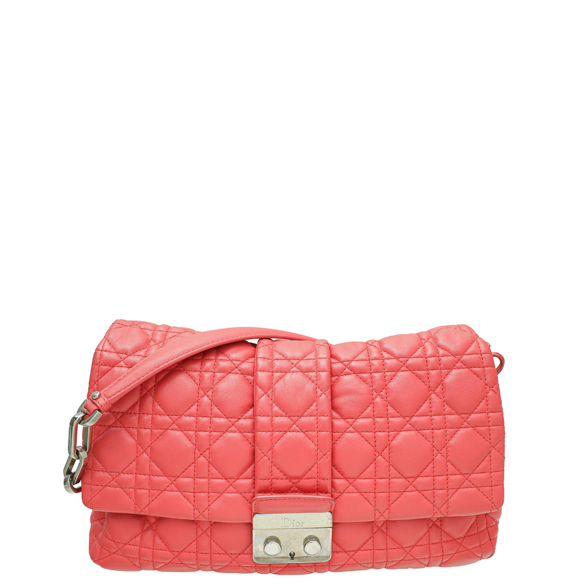 Dior Handbag Christian Coral Miss Bag Large Flap Shoulder Bag