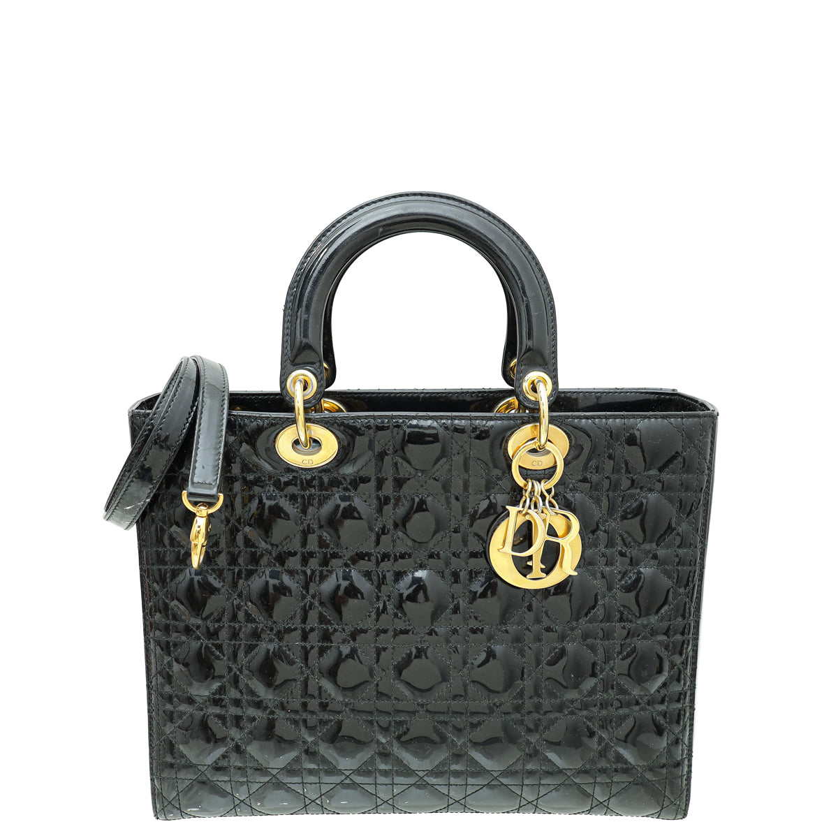 Dior Handbag Christian Lady Bag 7 Black Large Shoulder Bag