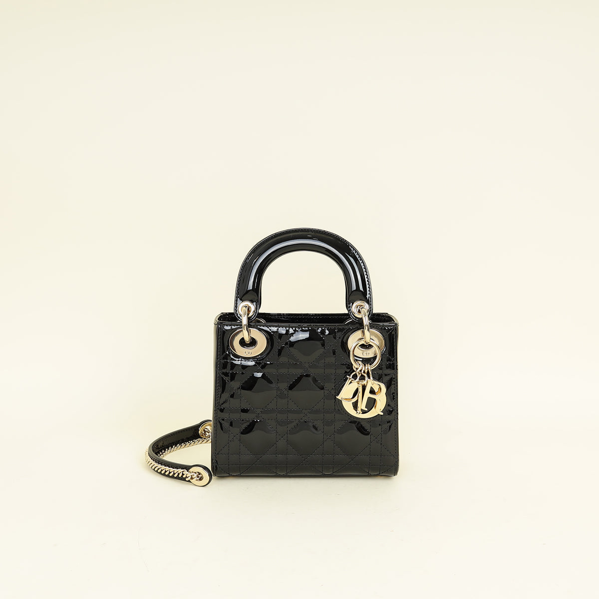 Dior Handbag Christian Lady Bag 6 Black Mini Chain Shoulder Bag