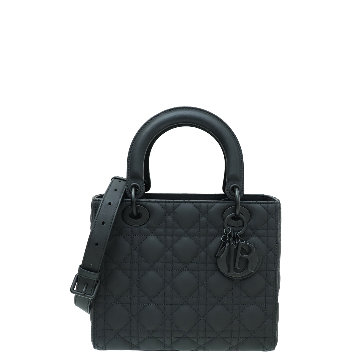 Dior Handbag Christian So Lady Ultra Matte Bag Black Medium Shoulder Bag
