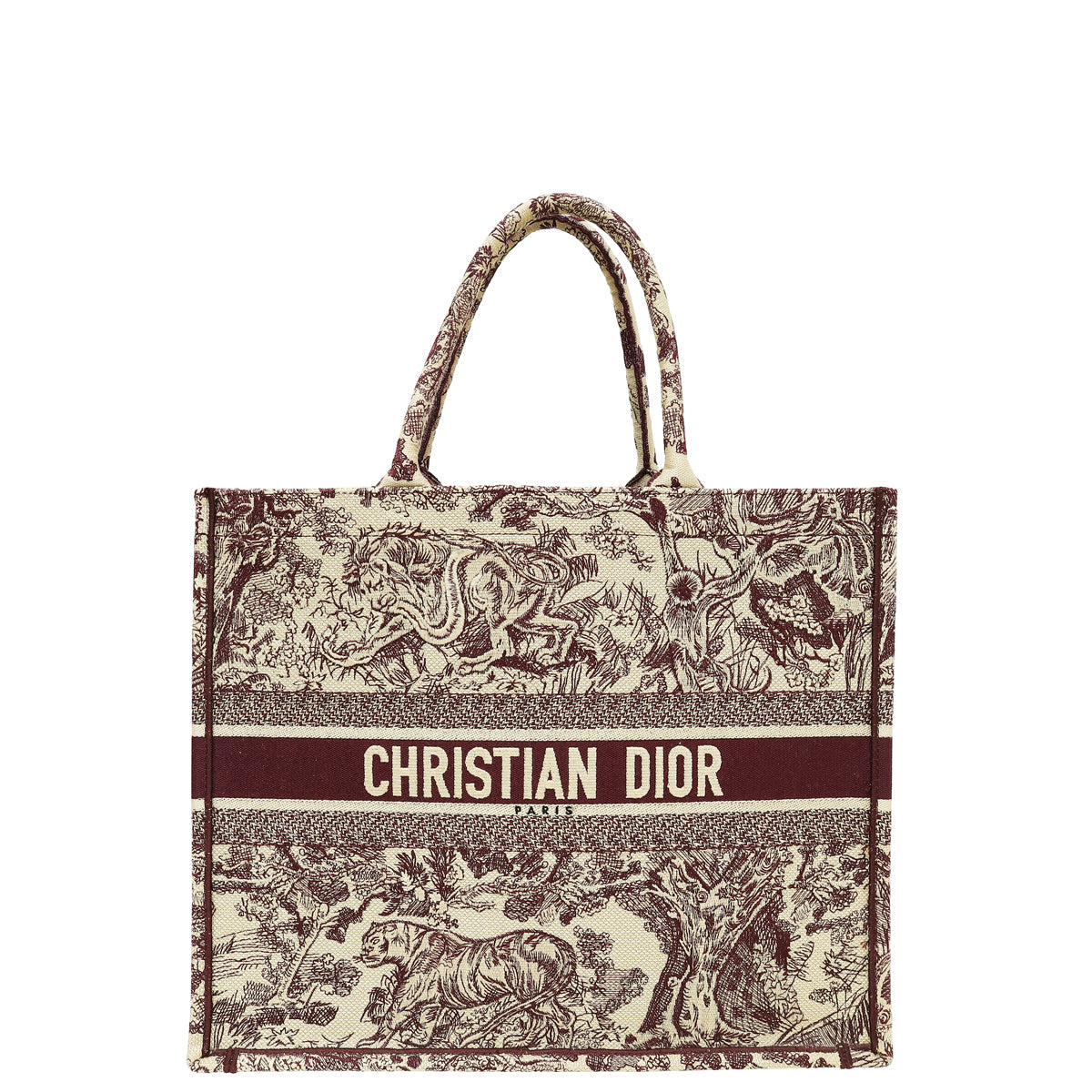 Dior Handbag Christian iviera Toile De Jouy Book Tote Large Tote Bag