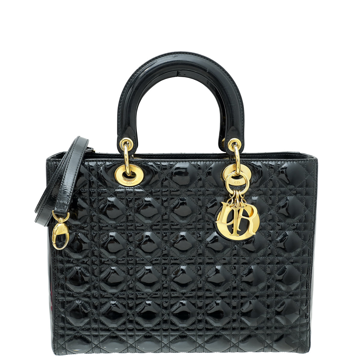 Dior Handbag Christian Lady Bag 8 Black Large Shoulder Bag