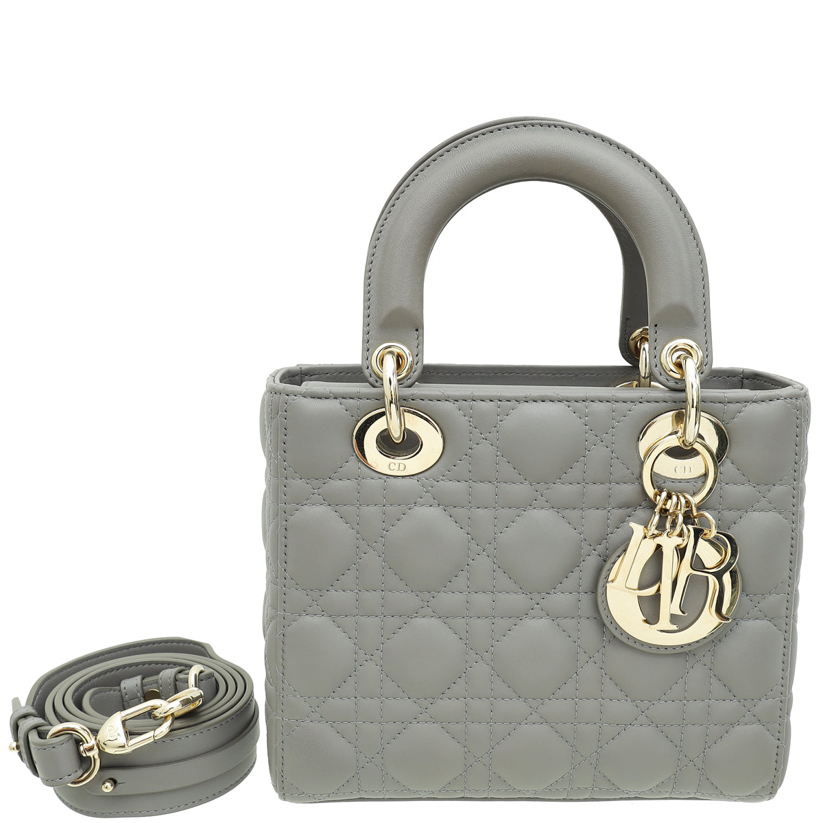 Dior Handbag Christian Grey Lady My ABC Bag 3 Gray Small Shoulder Bag