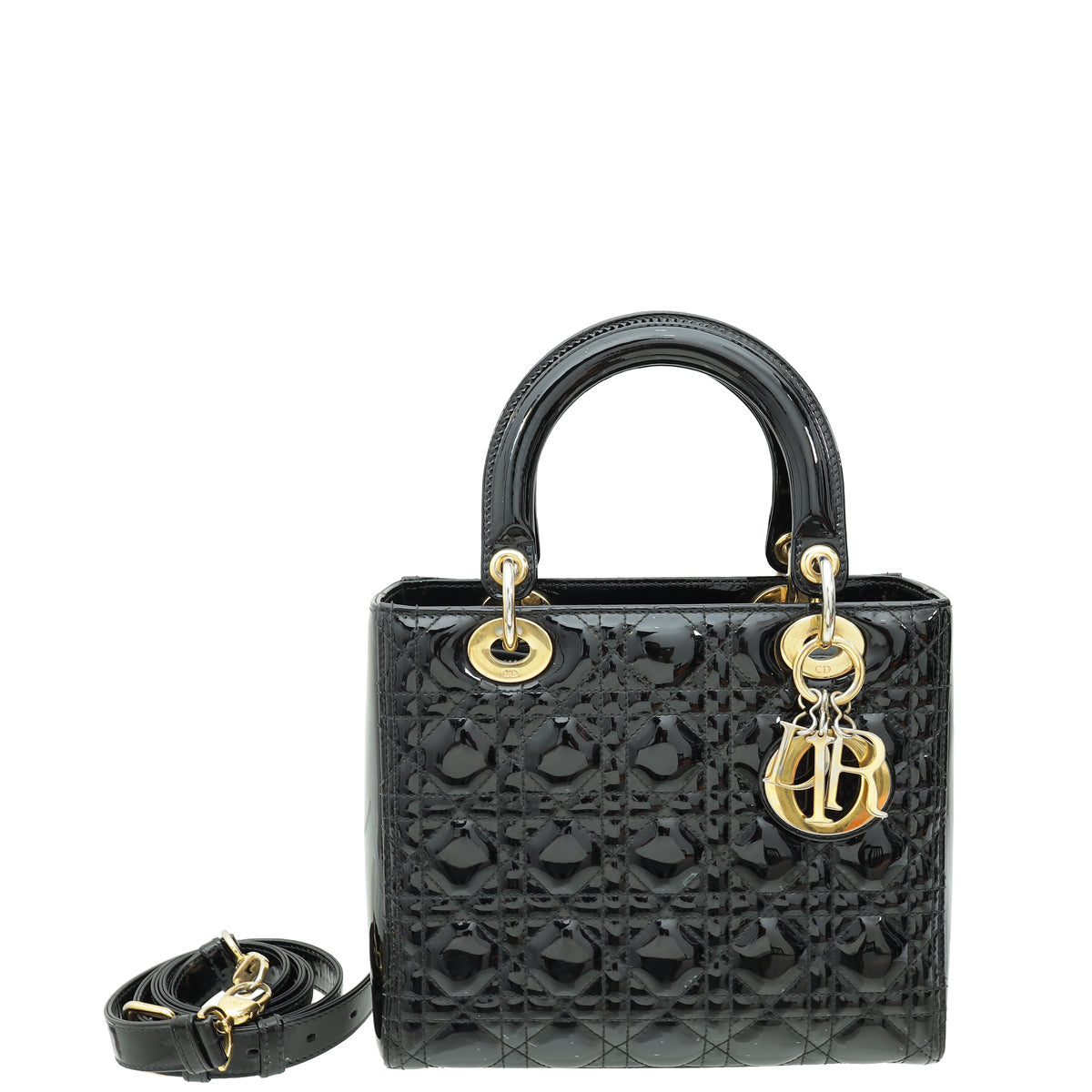 Dior Handbag Christian Lady Bag 15 Black Medium Shoulder Bag