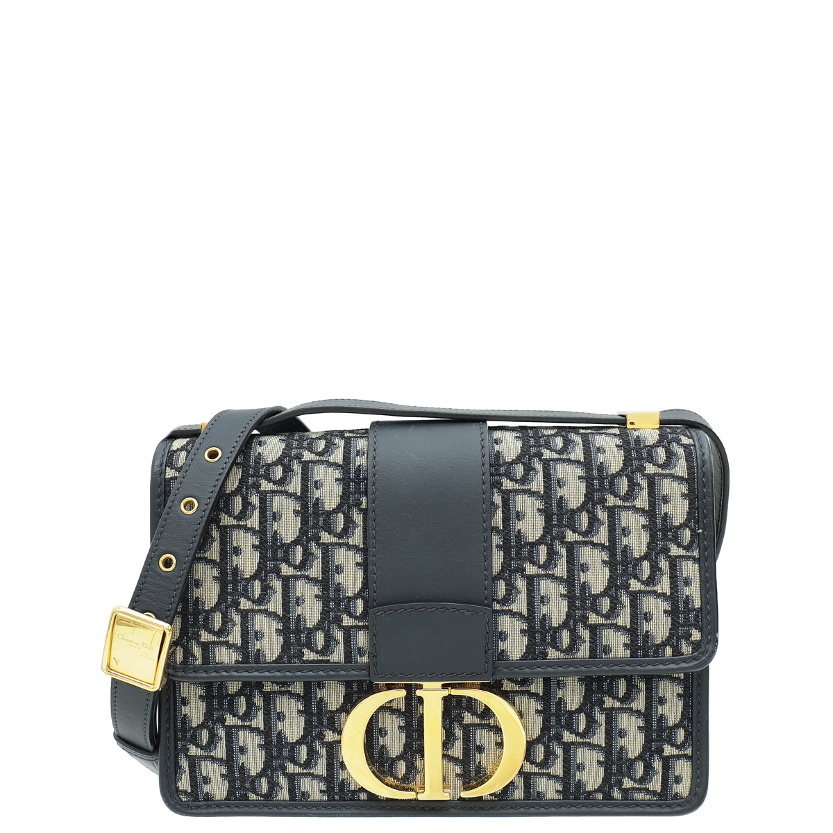 Dior Handbag Christian Oblique 30 Montaigne Shoulder Bag Blue