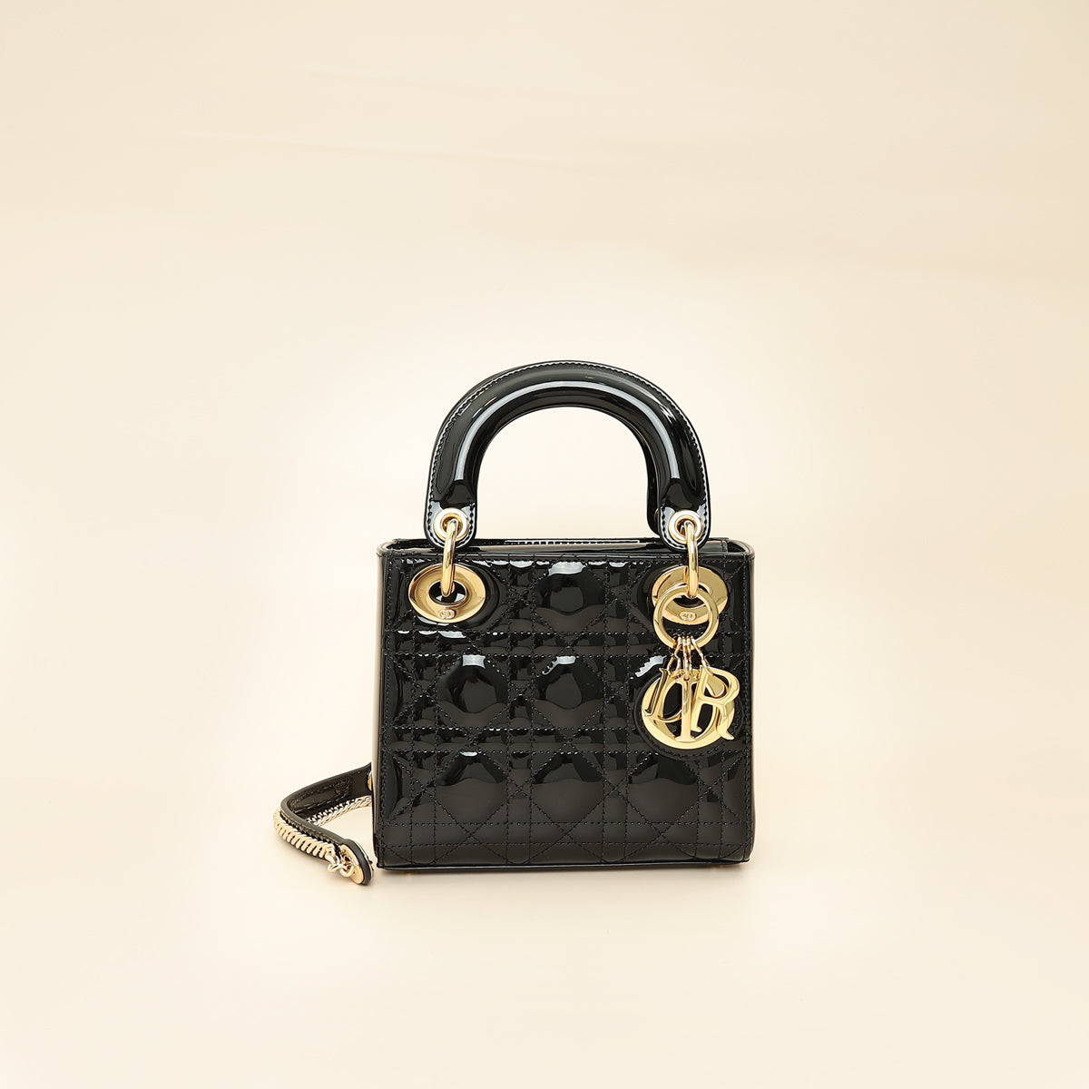 Dior Handbag Christian Lady Bag 5 Black Mini Chain Shoulder Bag