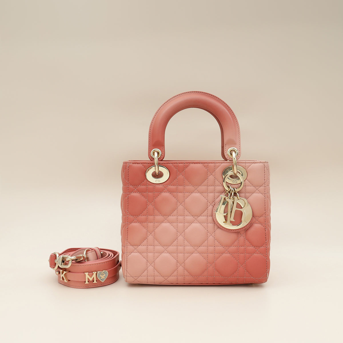 Dior Handbag Christian Flamingo Gradient Lady My ABC Bag Small Shoulder Bag