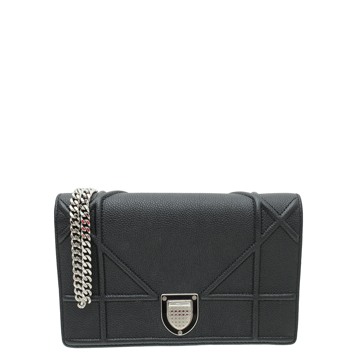 Dior Shoulder Bag Christian ama Wallet on Black Chain