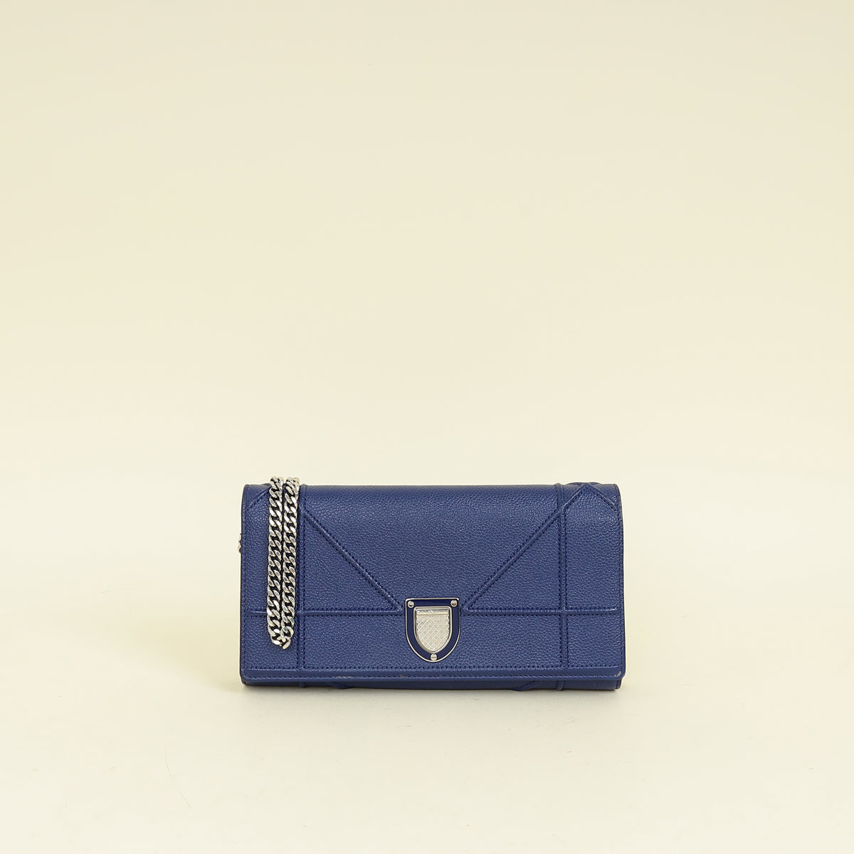 Dior Shoulder Bag Christian Dark ama Wallet On Blue Chain