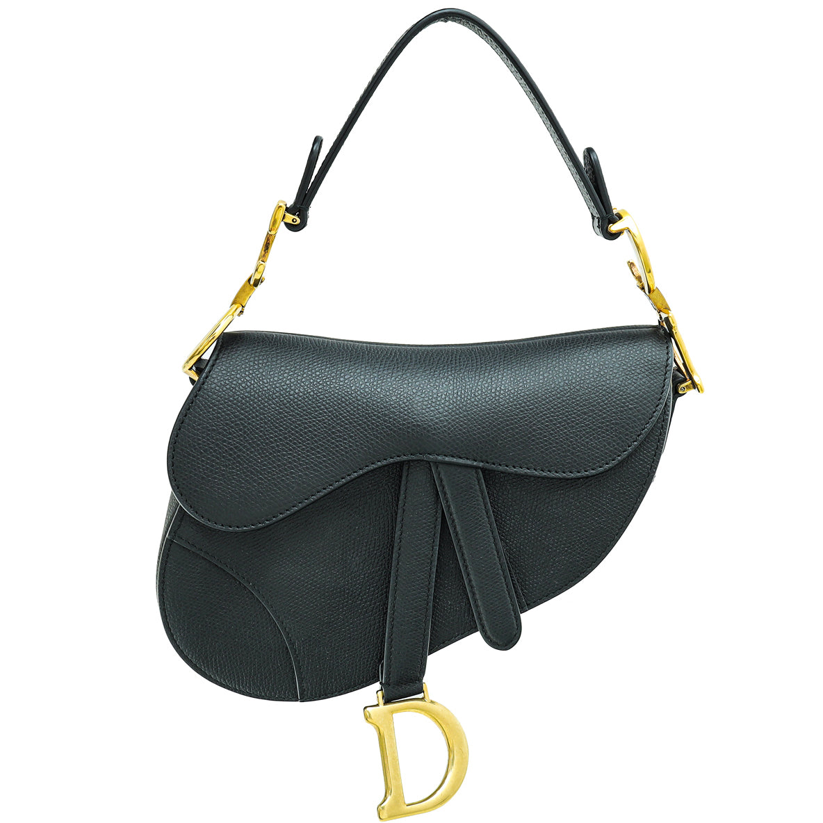 Dior Handbag Christian Saddle Bag Black Mini Mini Bag