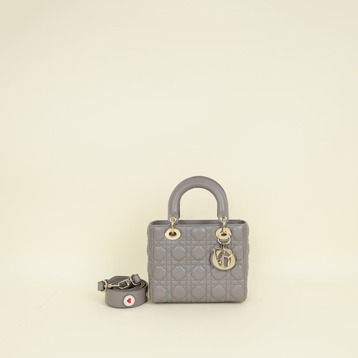 Dior Handbag Christian Grey My ABC Lady Bag Gray Small Shoulder Bag