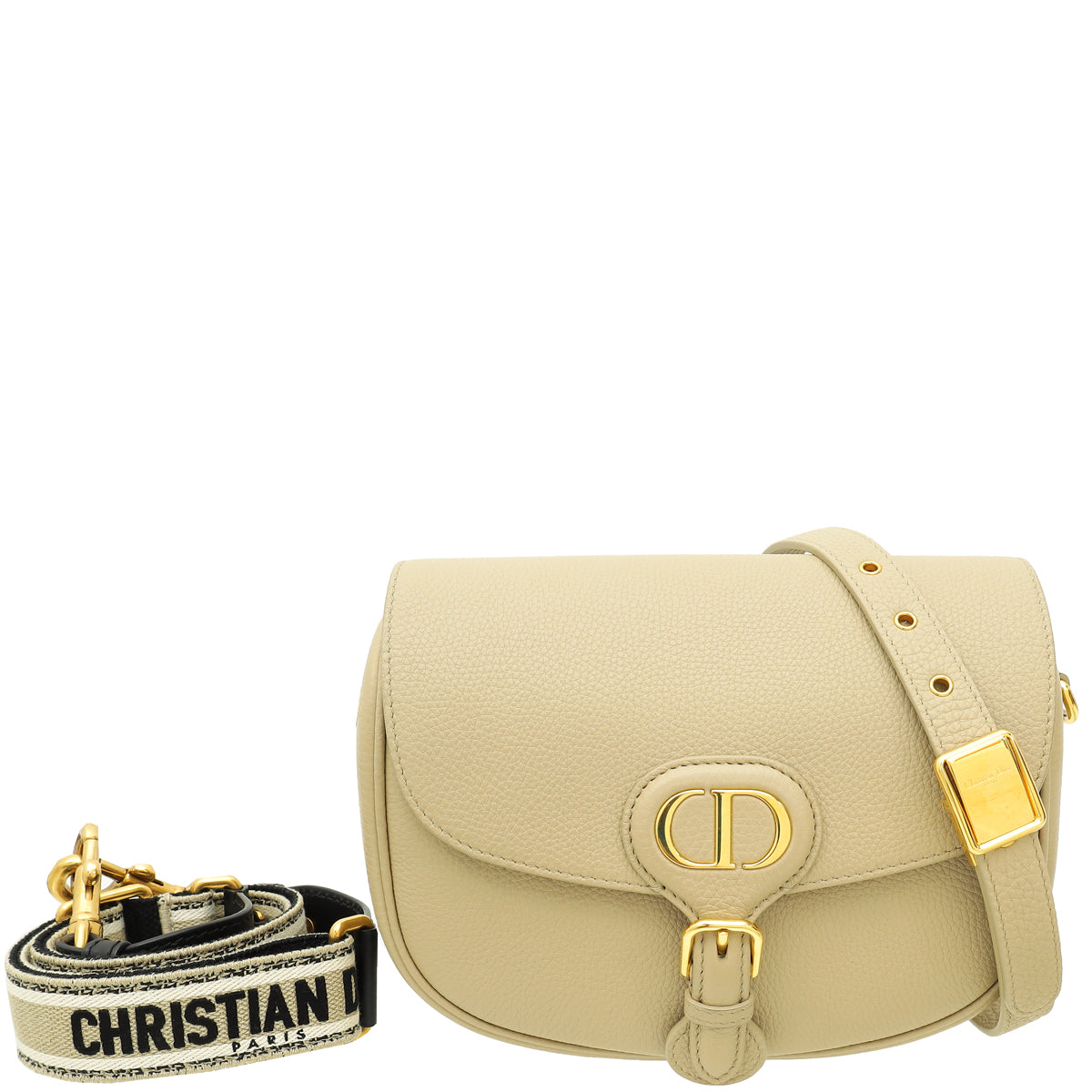 Dior Handbag Christian Bobby Shoulder Bag Beige Medium