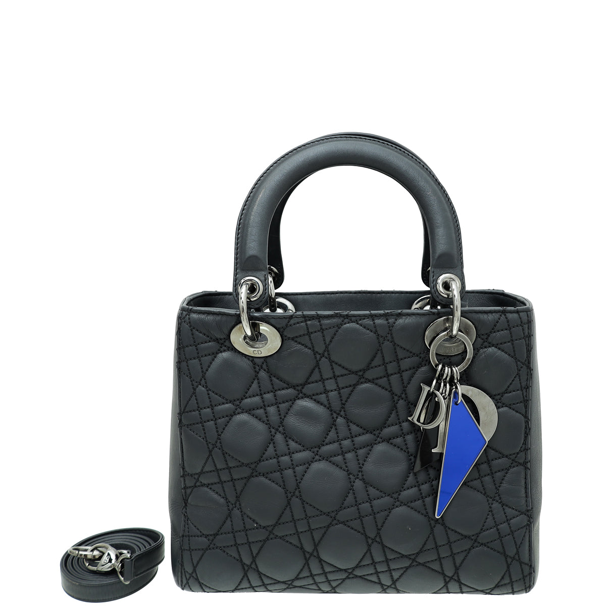 Dior Handbag Christian Anselm Reyle Lady Bag Black Medium Shoulder Bag