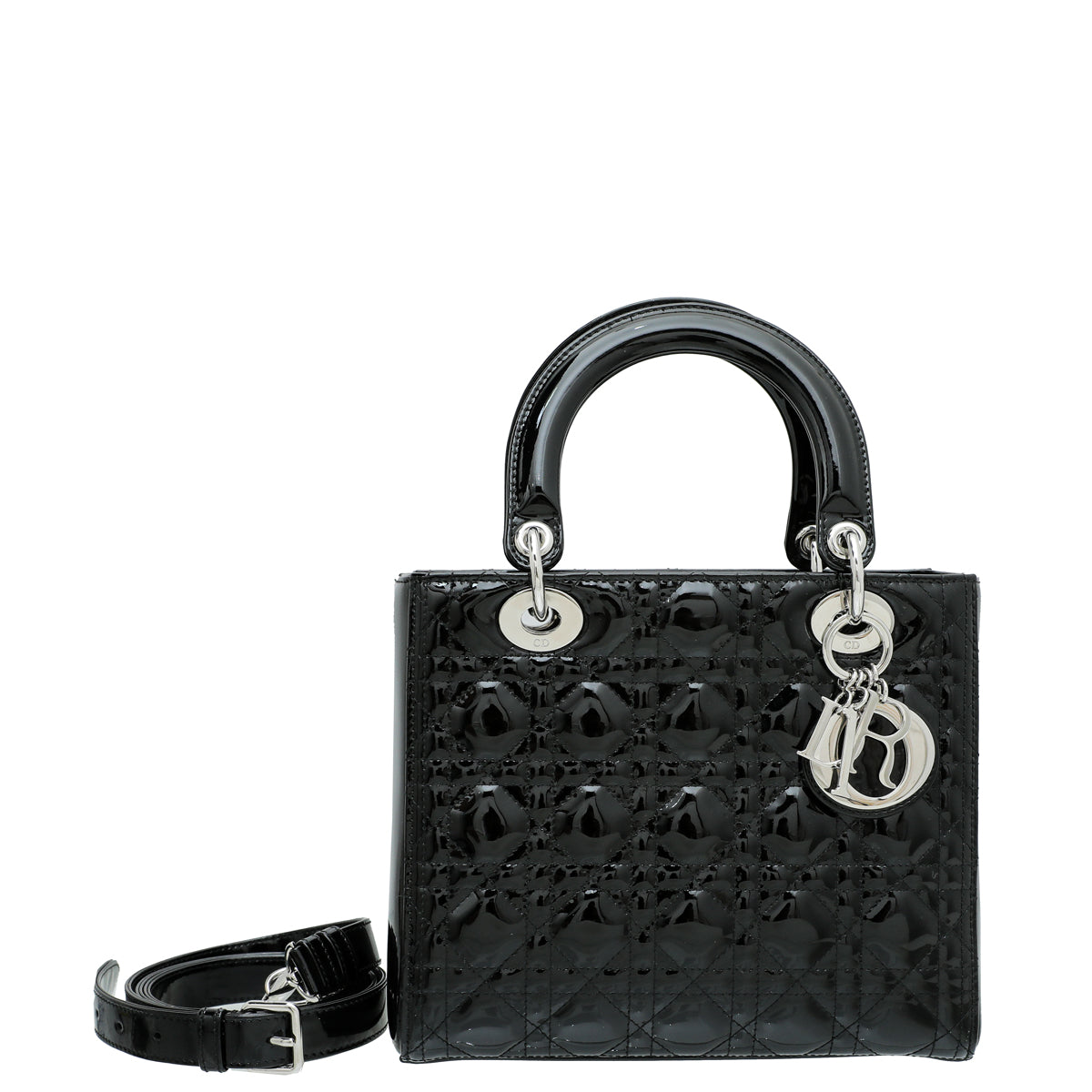 Dior Handbag Christian Lady Bag Black Medium Shoulder Bag