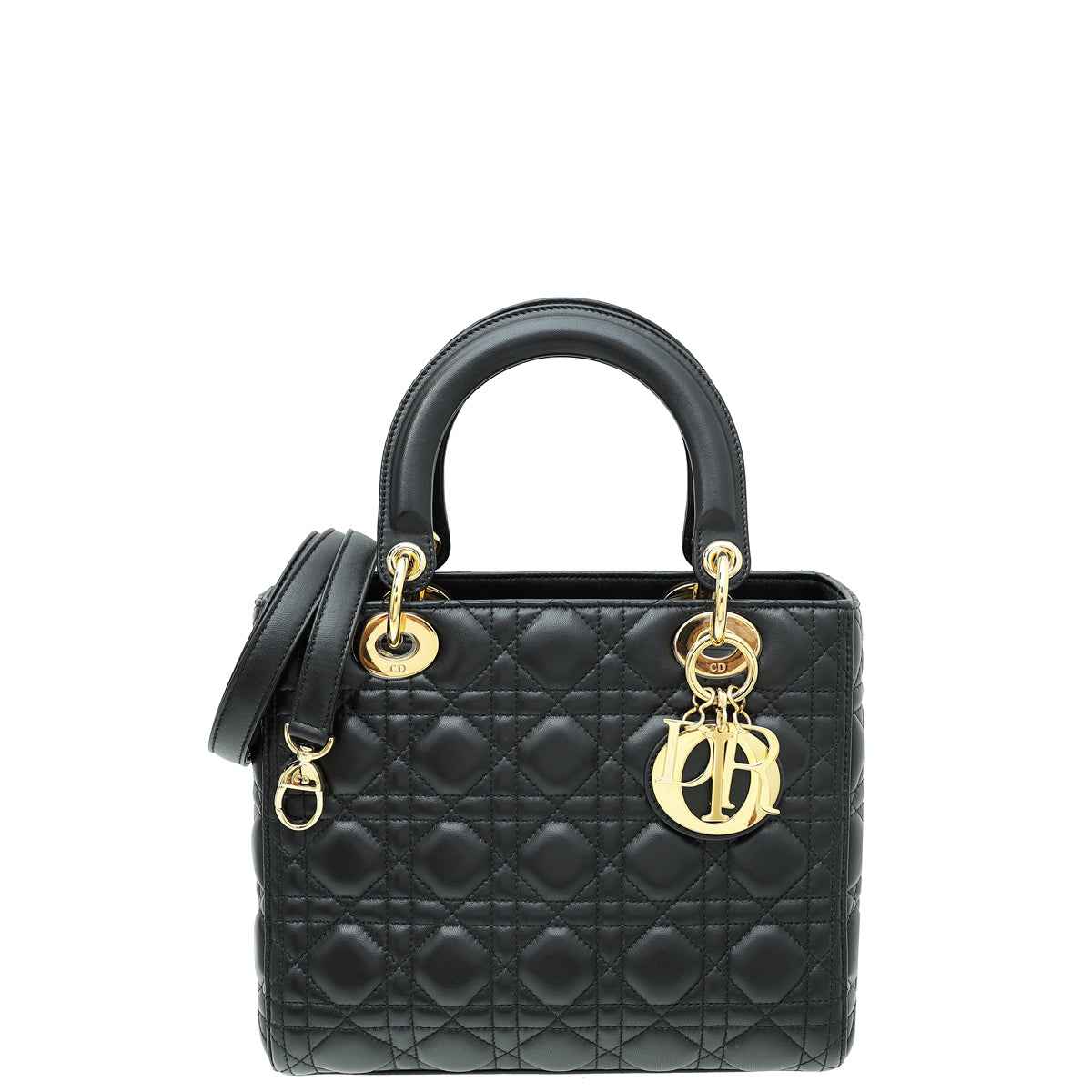Dior Handbag Christian Lady Bag 4 Black Medium Shoulder Bag