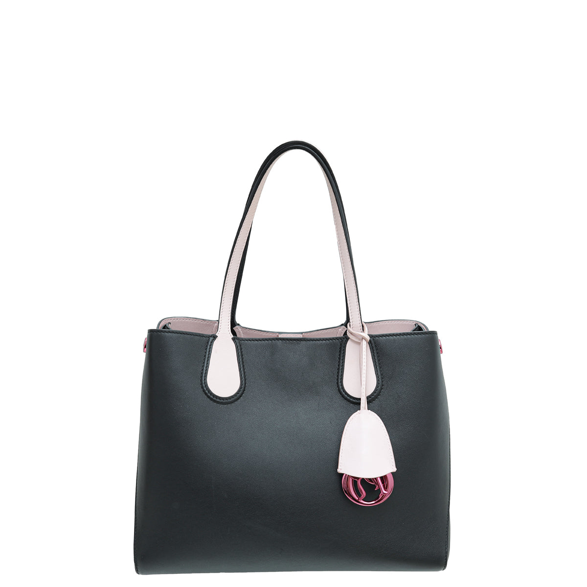 Dior Handbag Christian Bicolor Addict Shopping Tote Bag Medium Shoulder Bag