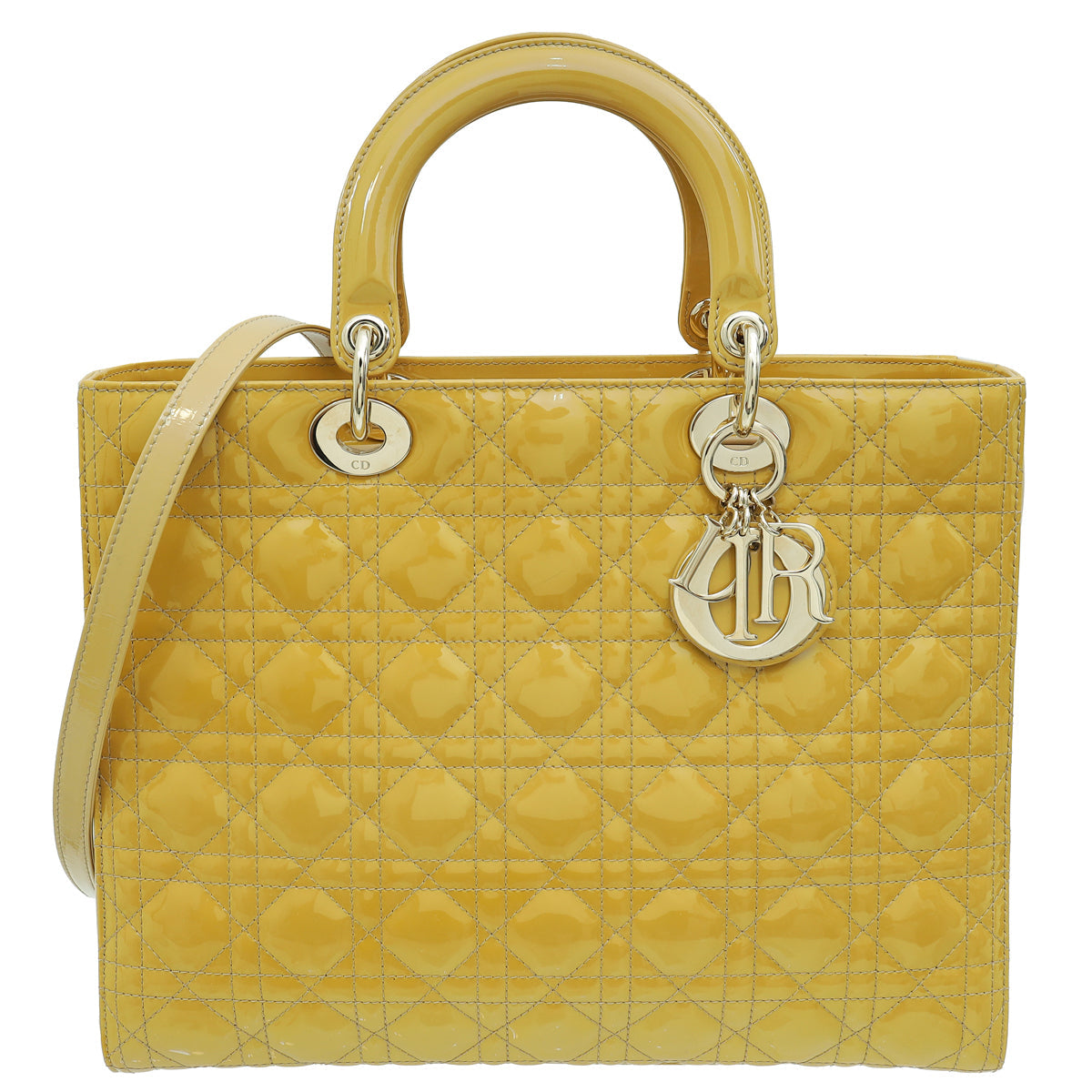 Dior Handbag Christian Lady Bag 5 Beige Large Shoulder Bag