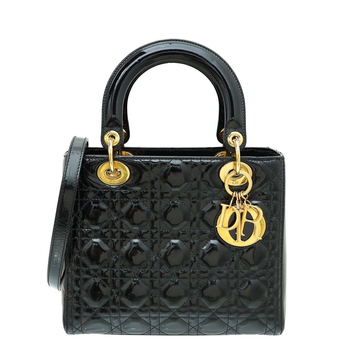Dior Handbag Christian Lady Bag 10 Black Medium Shoulder Bag