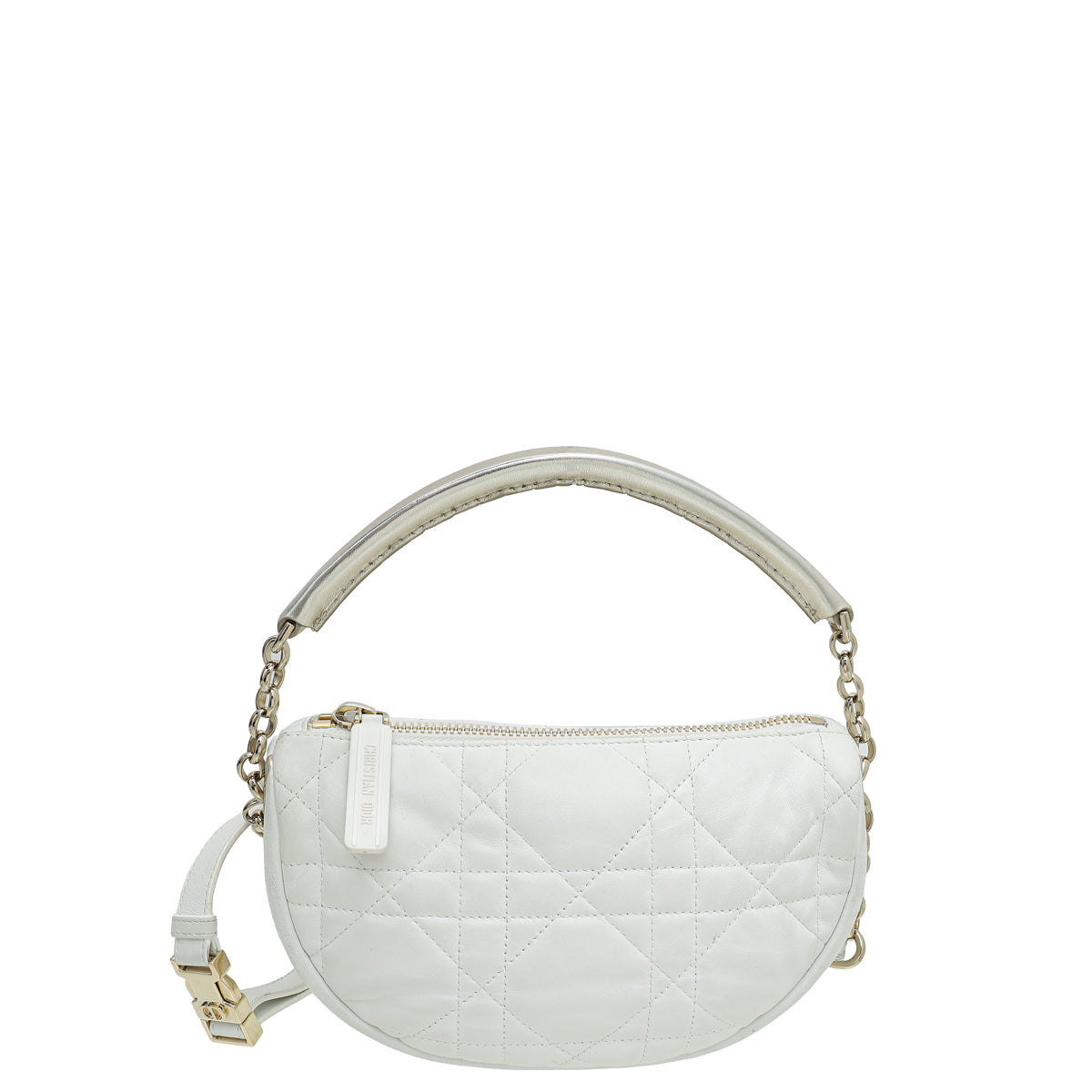 Dior Handbag Christian Vibe Hobo Bag White Small Shoulder Bag