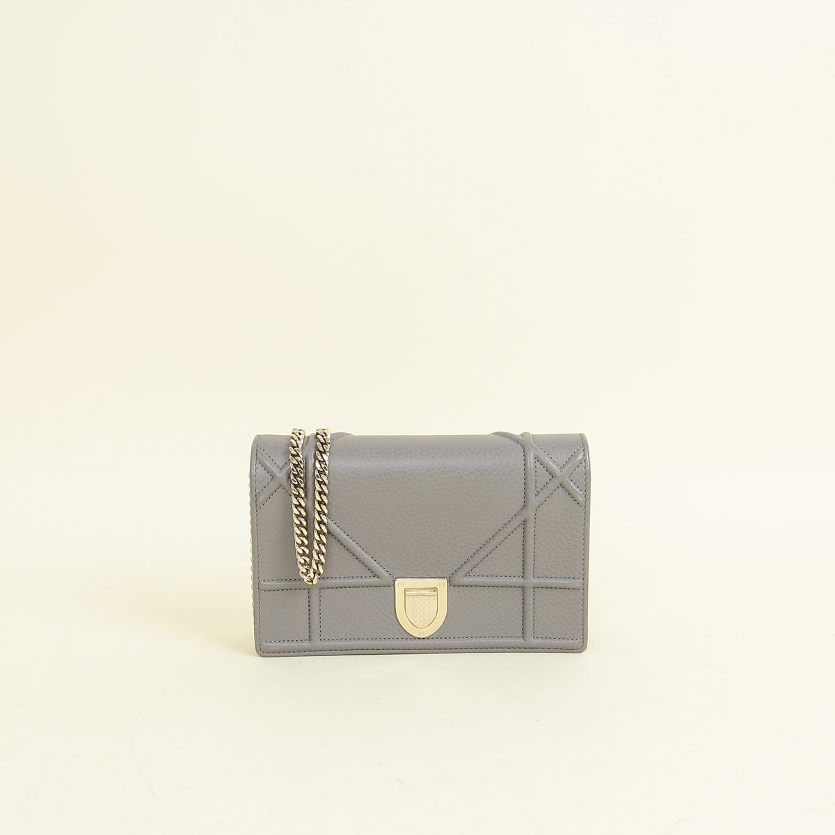 Dior Shoulder Bag Christian Grey ama Wallet Gray Chain