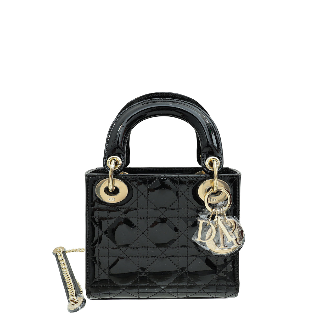 Dior Handbag Christian Lady Bag 4 Black Mini Chain Shoulder Bag