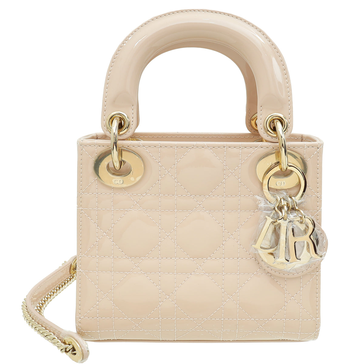 Dior Handbag Christian Powder Lady Bag Pink Mini Chain Shoulder Bag