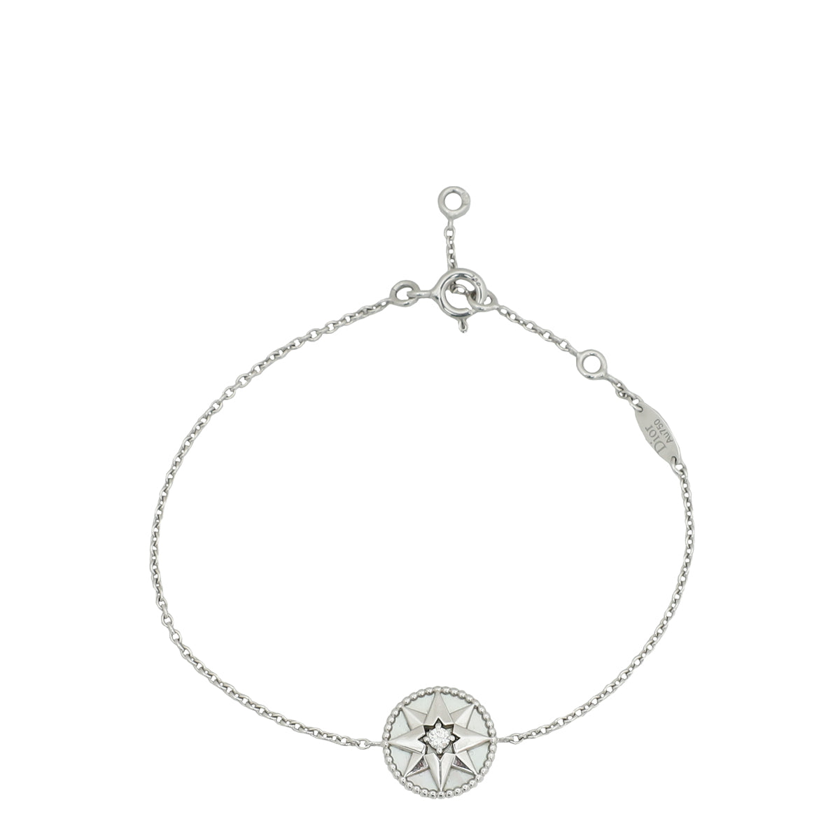 Dior Jewelry Christian 18K Diamond MOP Rose des Vents White Gold