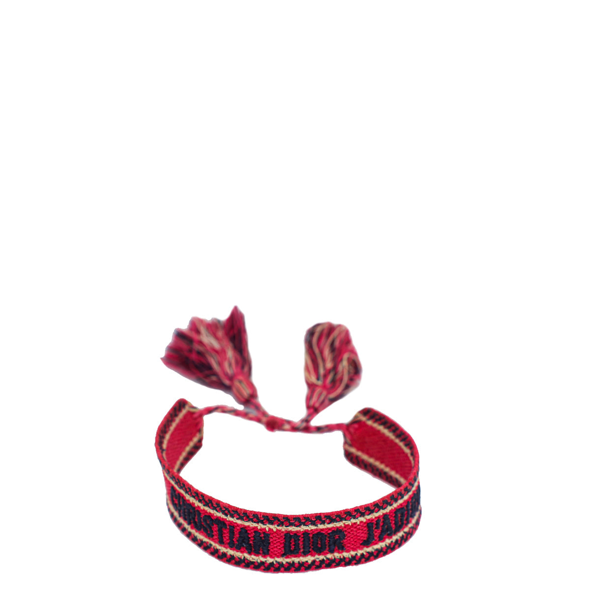 Dior Jewelry Christian J'A Cotton Bracelet Pink