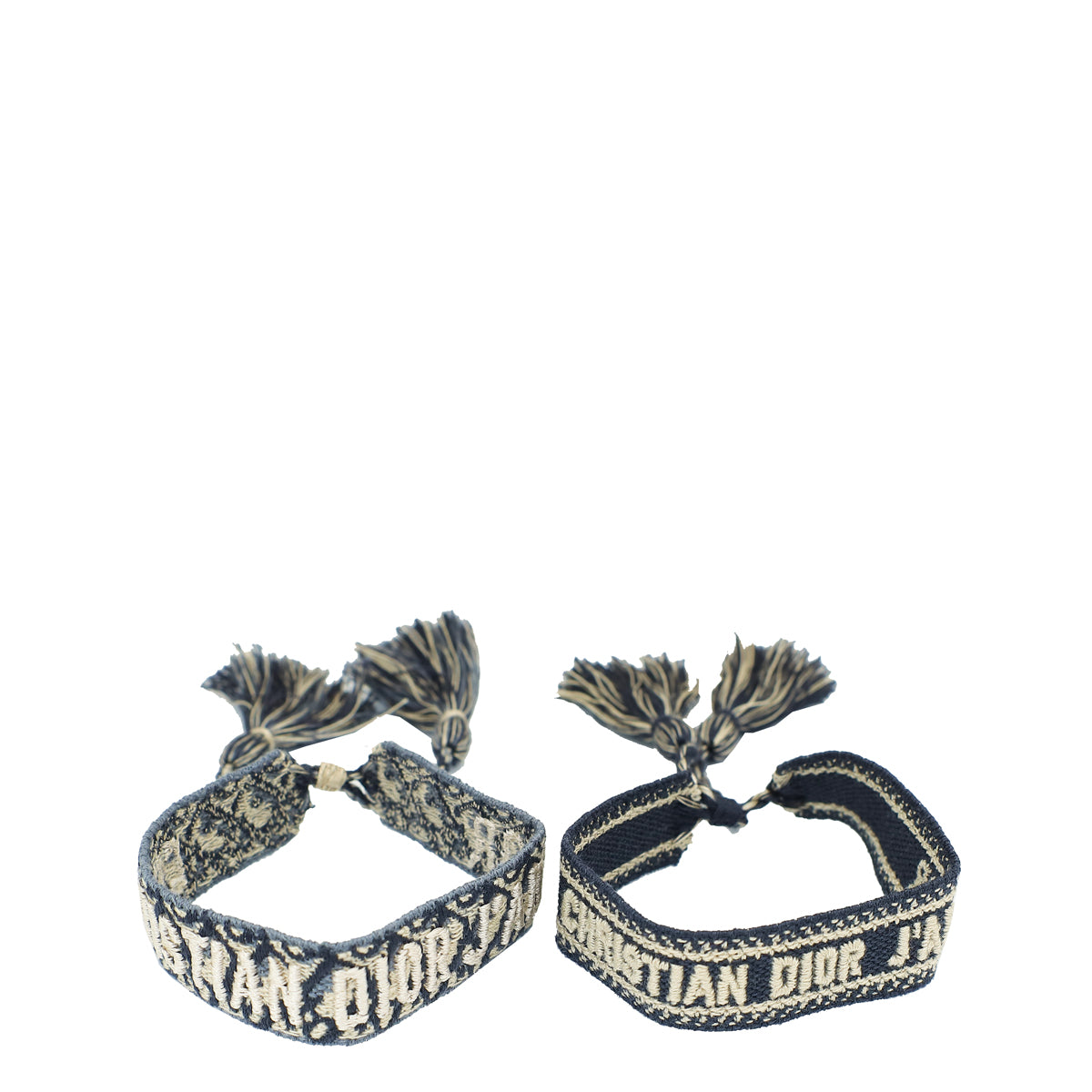 Dior Jewelry Christian Oblique J'a Bracelet Set Blue Navy