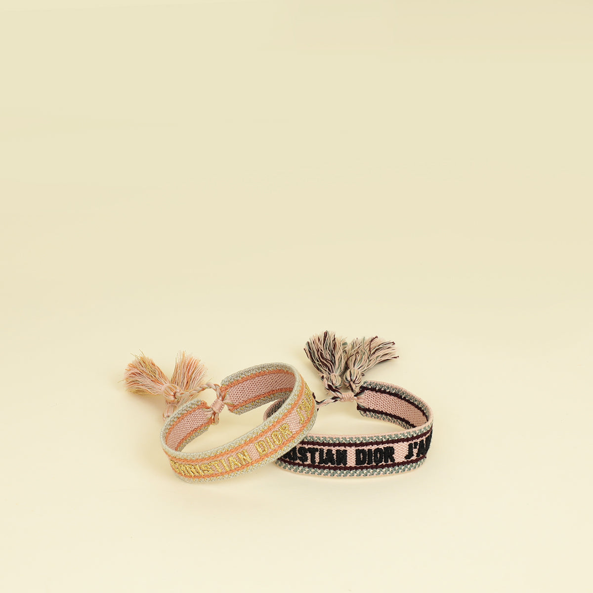 Dior Jewelry Christian J'A Friendship Bracelet Set Multicolor