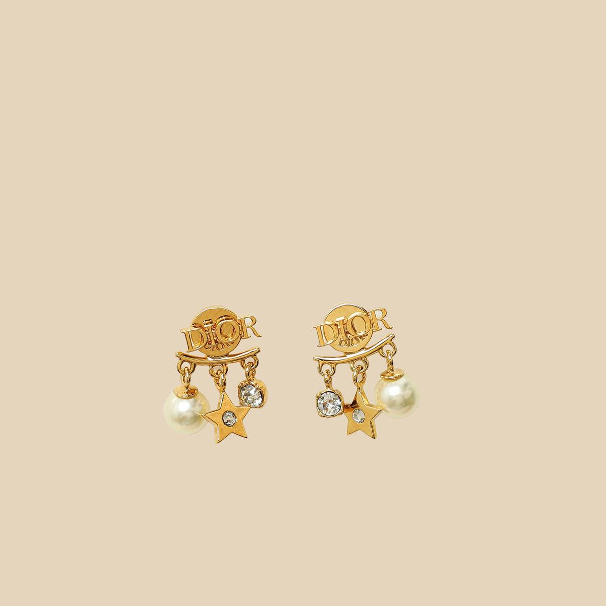 Dior Jewelry Christian Finish Dio r evolution Earrings Gold