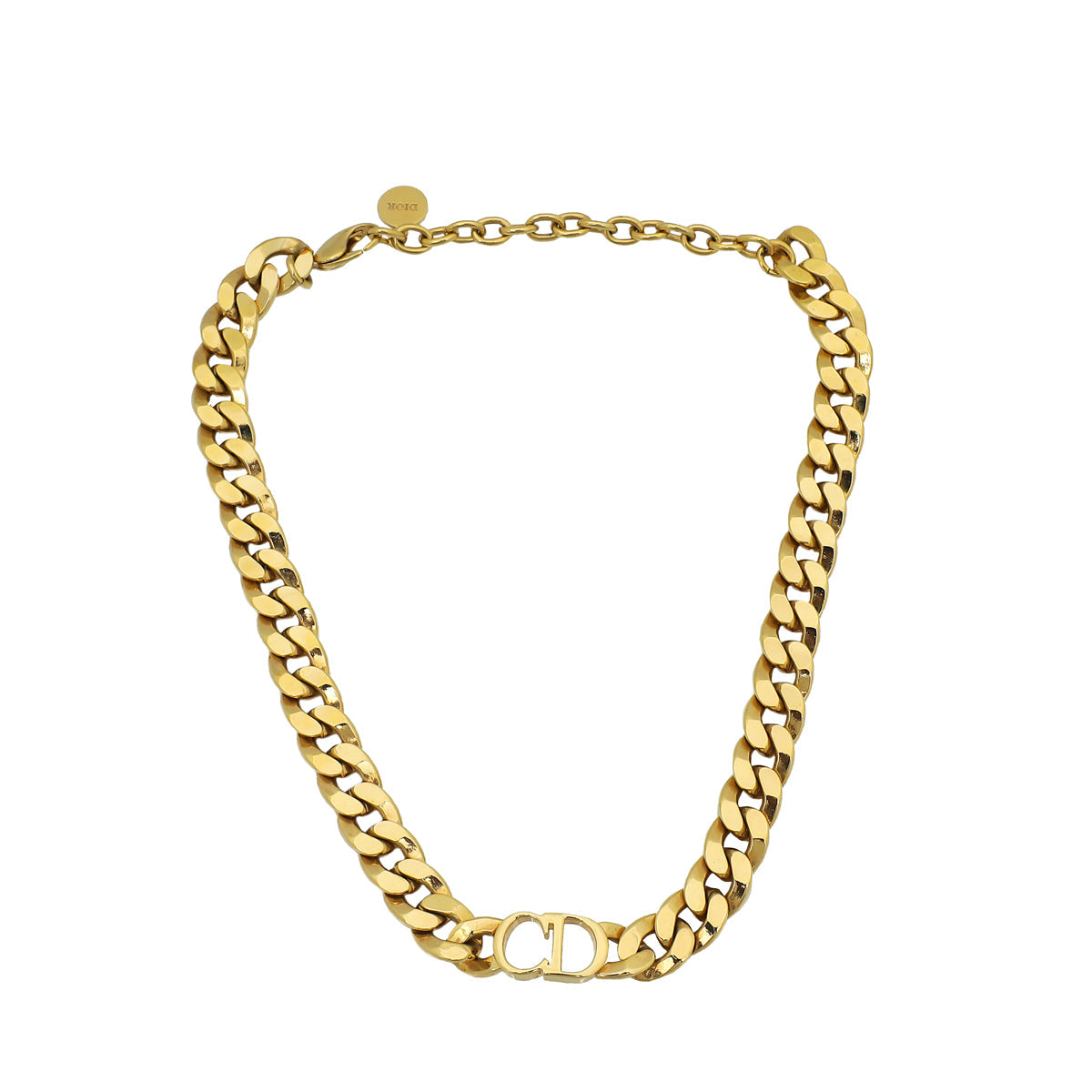 Dior Jewelry Christian Finish 30 Montaigne Choker Gold