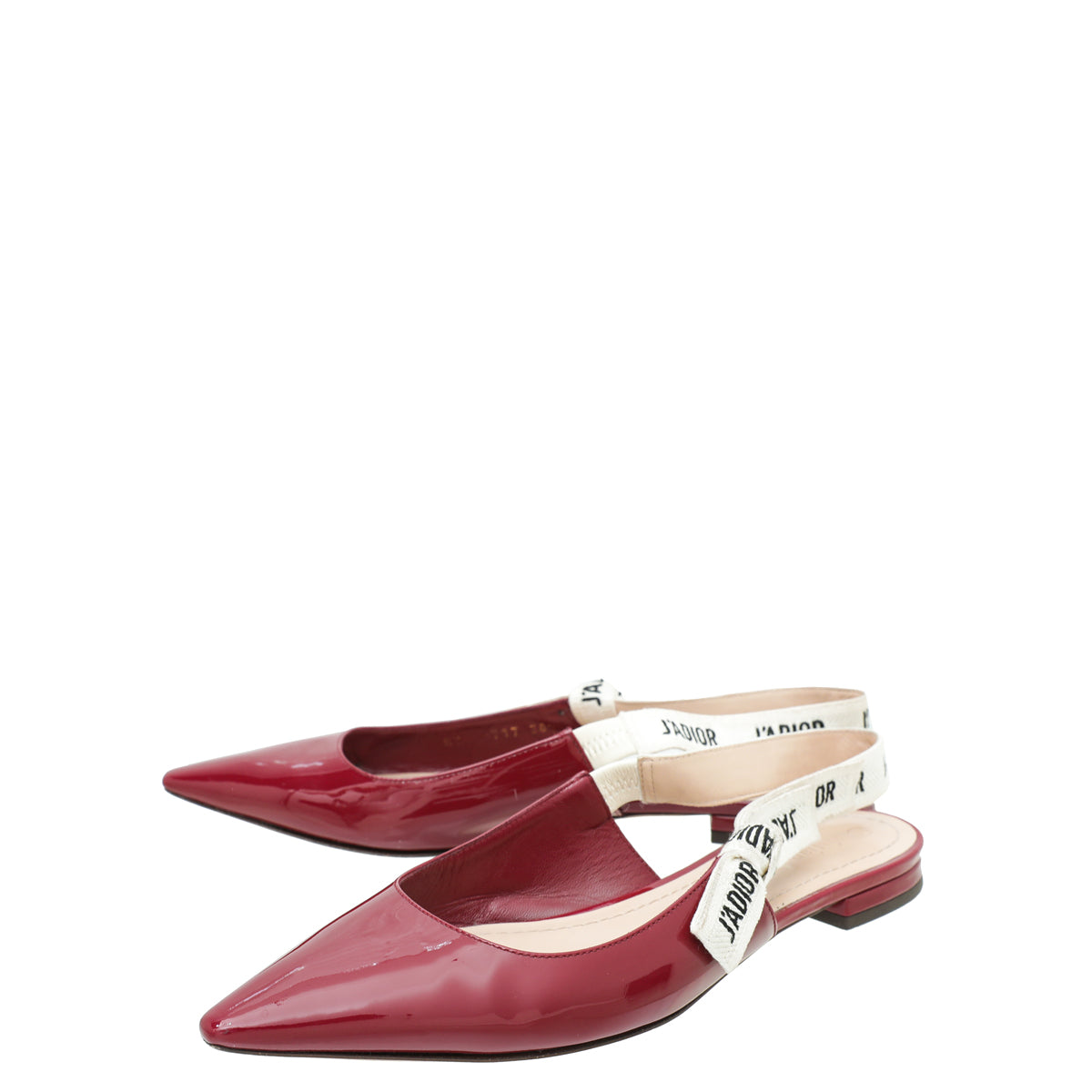 Dior Sling Bag Christian Scarlet J'A Ballerina Flat Slingback Shoes