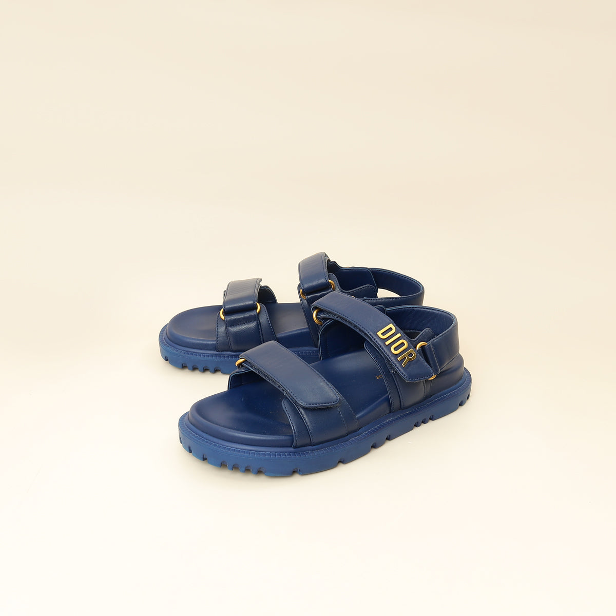 Dior Shoe Christian Dark act Sandal 37 Blue Shoes