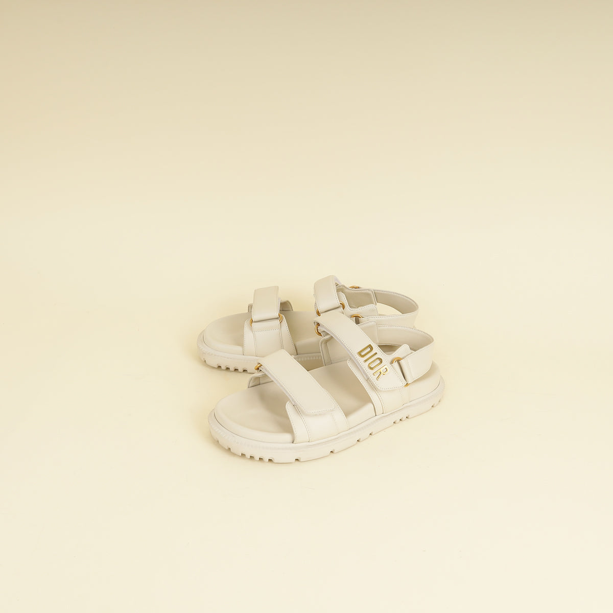 Dior Shoe Christian Ivory act Sandal 37 White Shoes