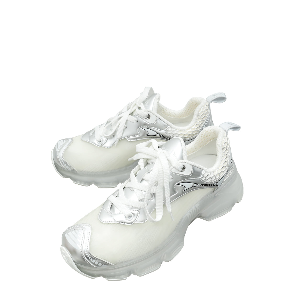 Dior Shoe Christian Bicolor Matte Technical Fabric Mesh Vibe Shoes