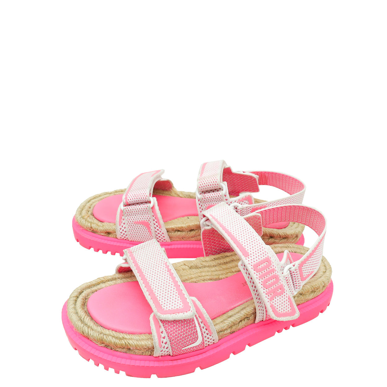 Dior Shoe Christian Bicolor Technical Mesh Rubber act Sandals Shoes
