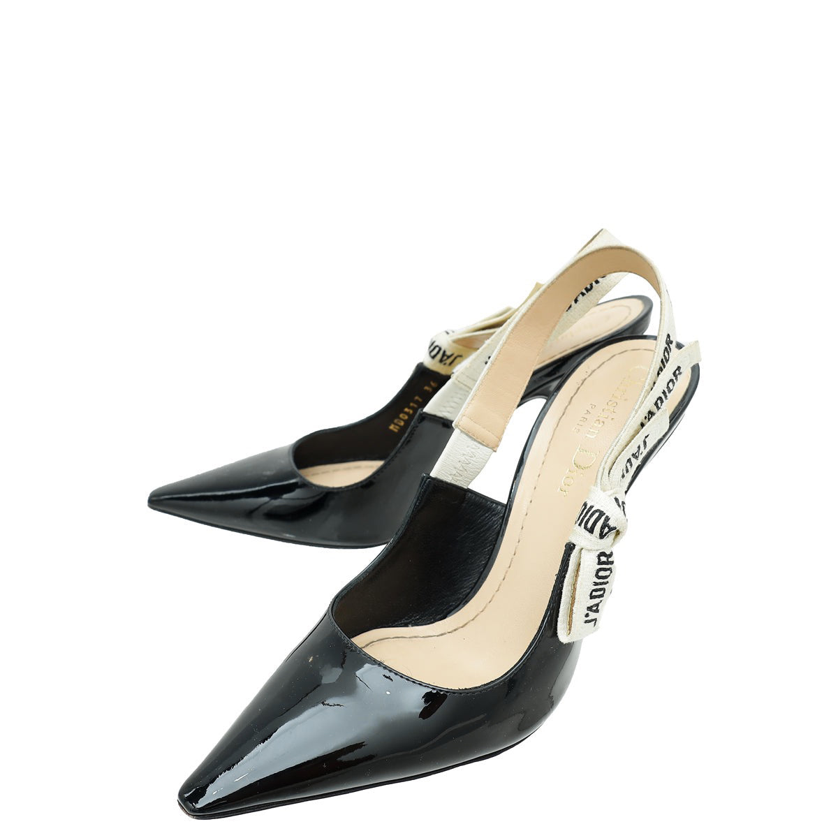 Dior Sling Bag Christian J'A Slingback Pump 39 Black Shoes