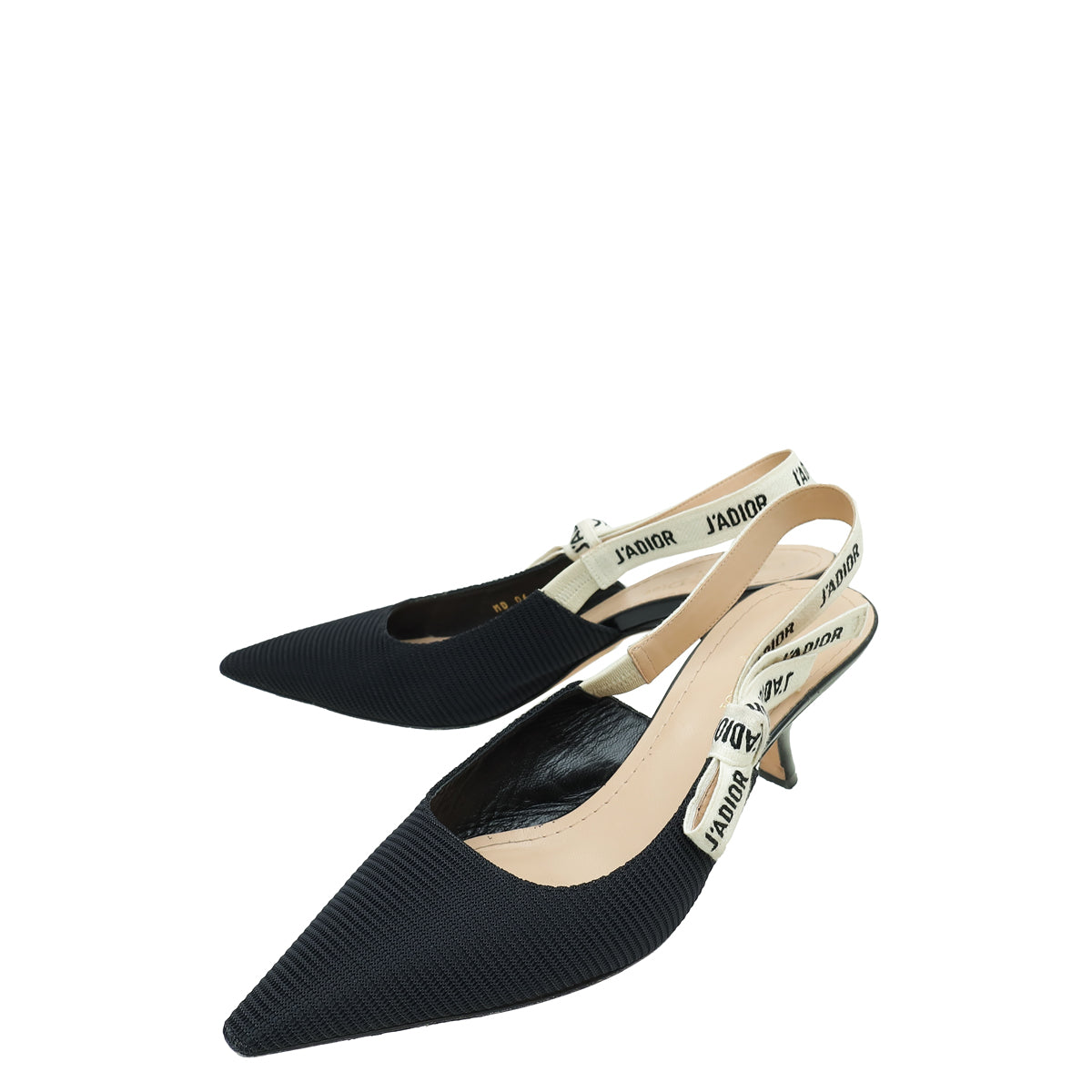 Dior Sling Bag Christian J'A Technical Fabric Slingback Pump Black Shoes Pump 40 5