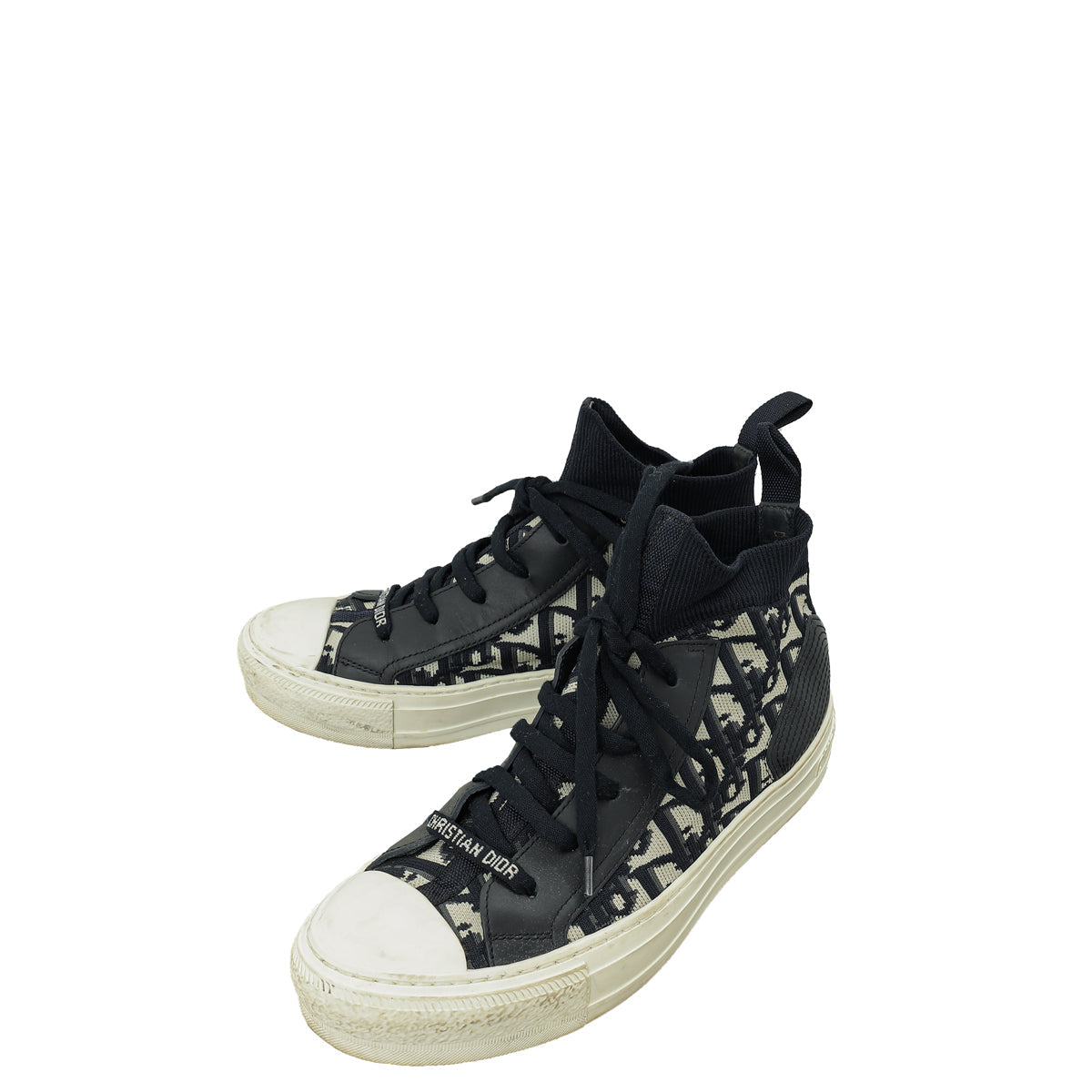 Dior Shoe Christian Oblique 'N' Mesh Sneaker 36.5 Blue Navy Shoes
