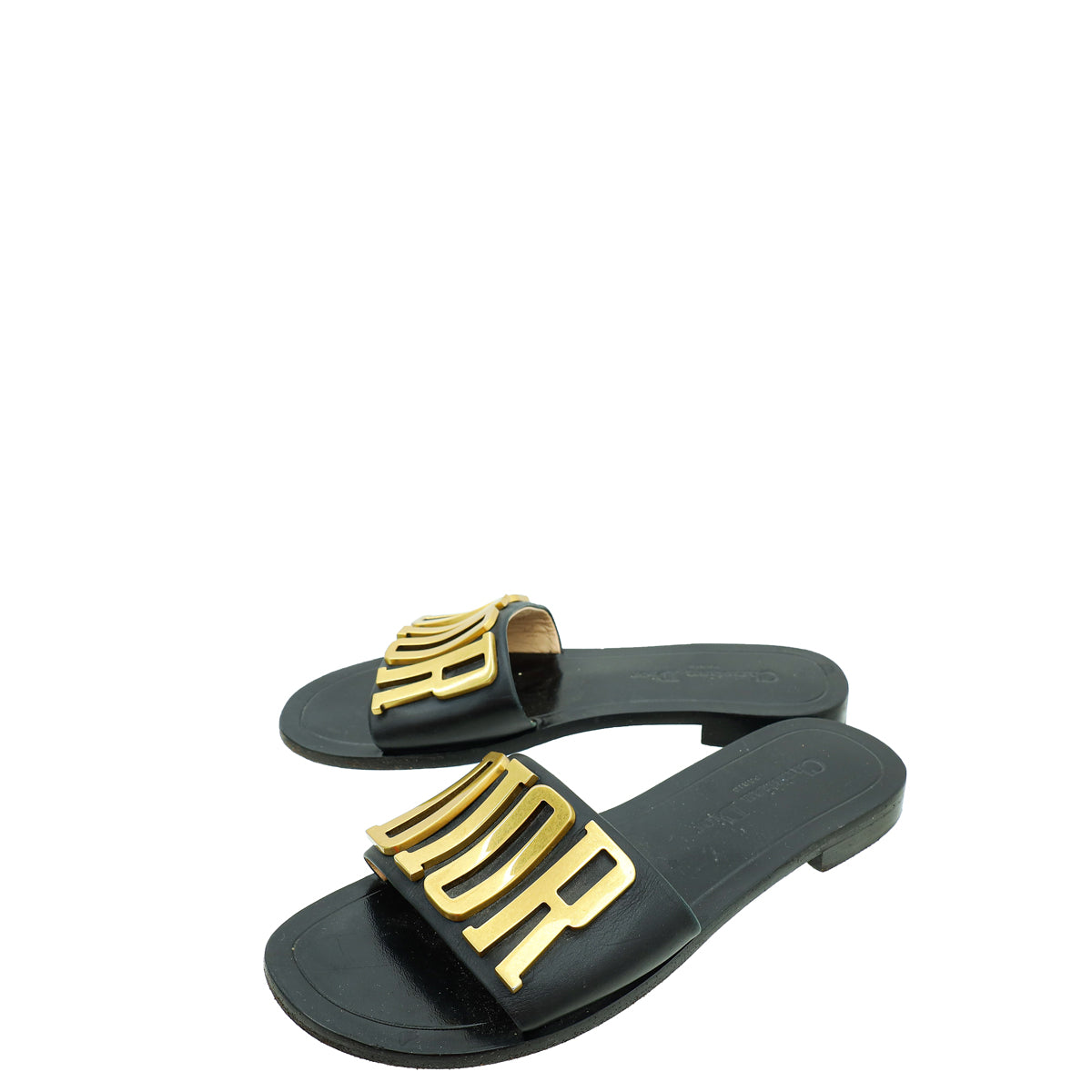 Dior Shoe Christian Dio r evolution Slide Sandal 37 Black Shoes
