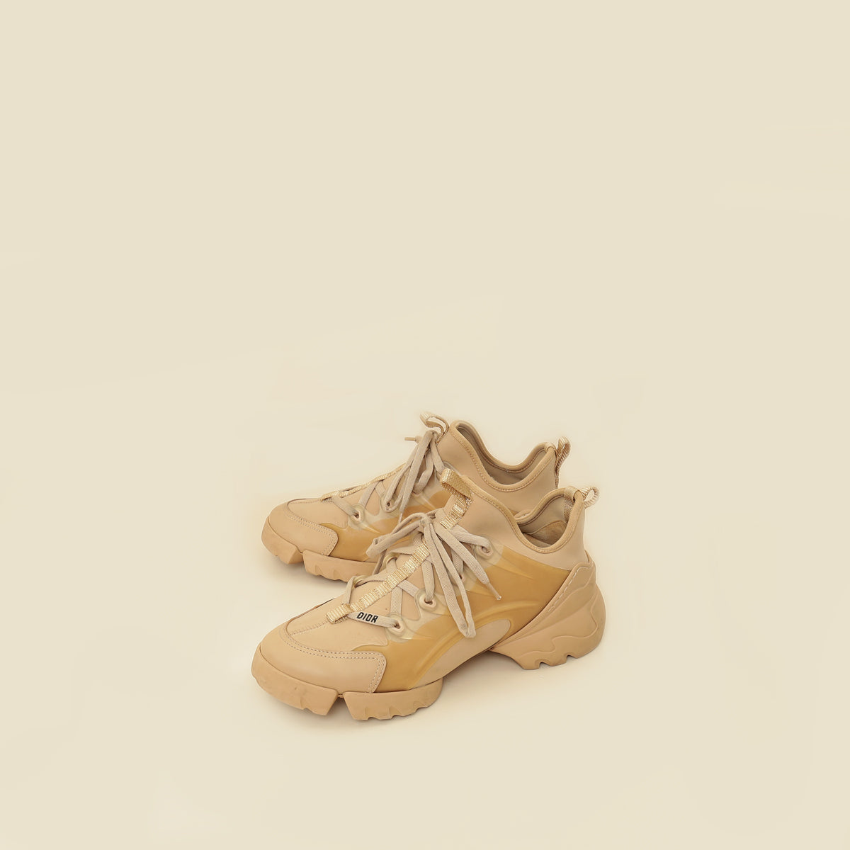 Dior Shoe Christian Nude D-Connect Sneaker 38 Shoes
