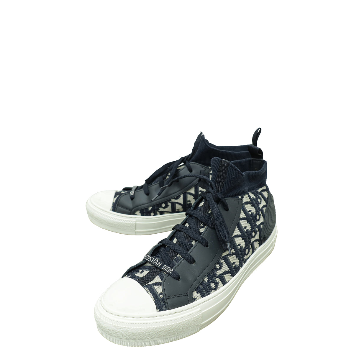 Dior Shoe Christian Oblique 'N' Sneaker 41 Blue Navy Shoes