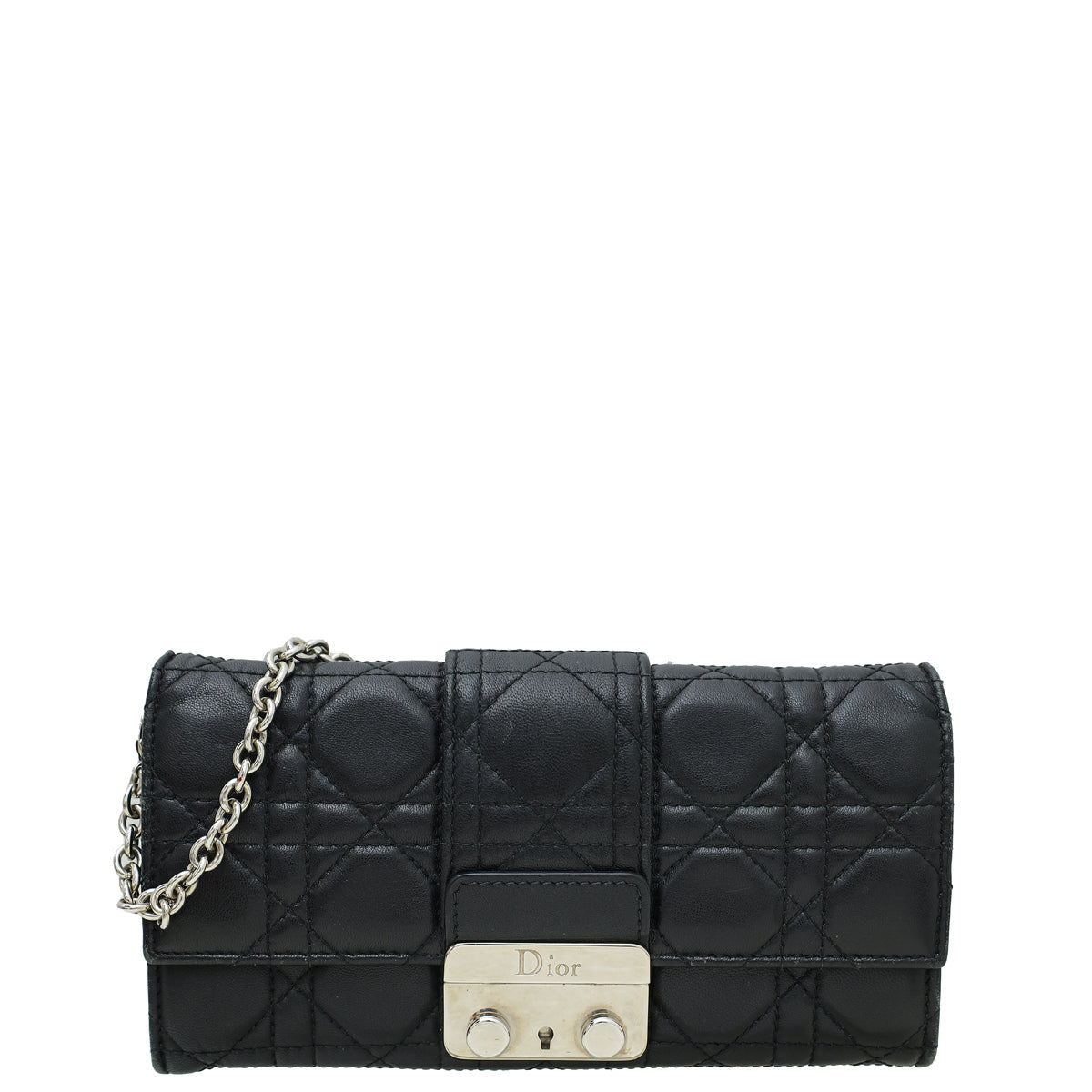 Dior Handbag Christian Miss Wallet on Black Chain
