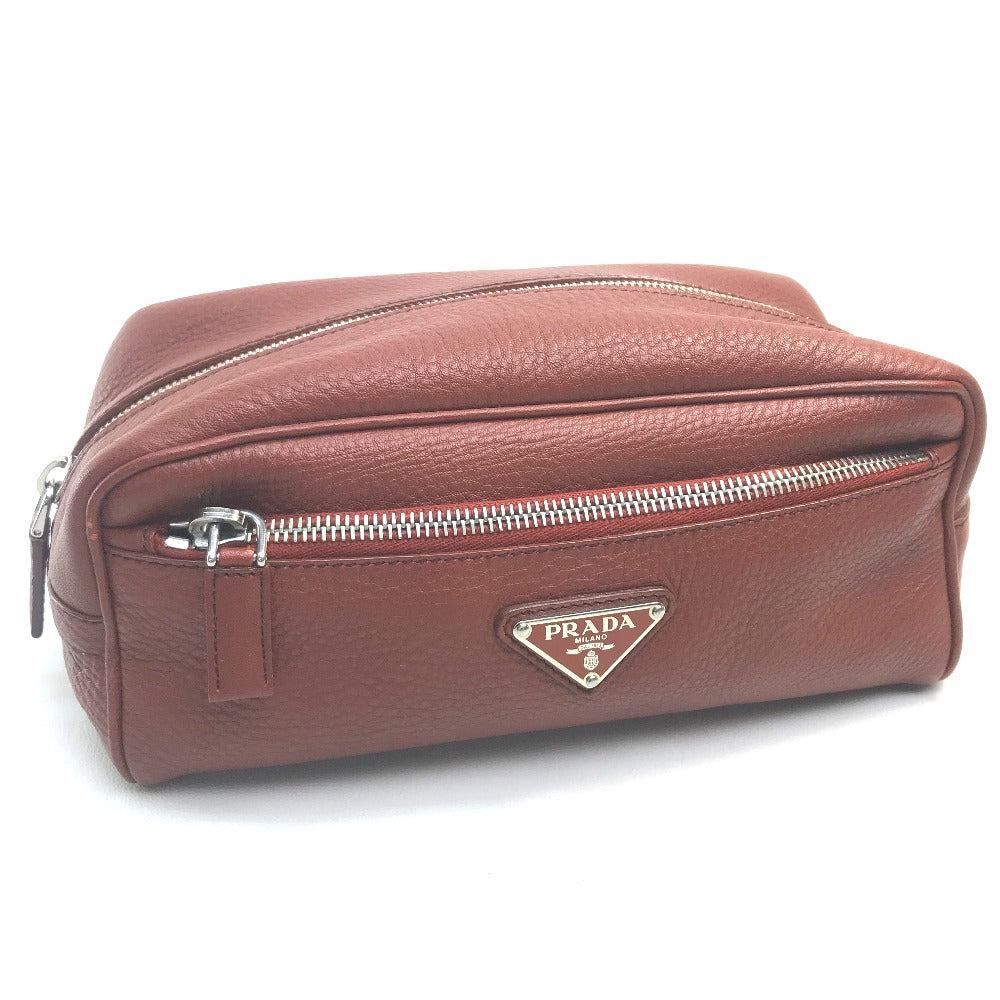 Pouch Triangle With Women Handbag Leather Red Travel Bag