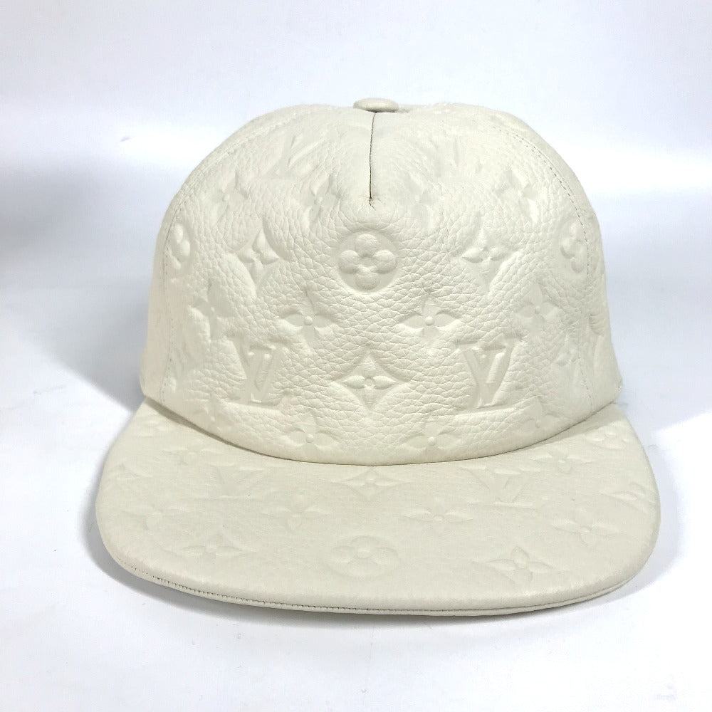 Louis Vuitton Ann Platt Ann Platt Casquette Monogram Leather White Hat