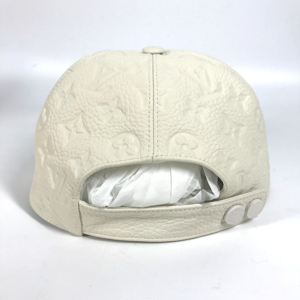 Louis Vuitton Ann Platt Ann Platt Casquette Monogram Leather White Hat